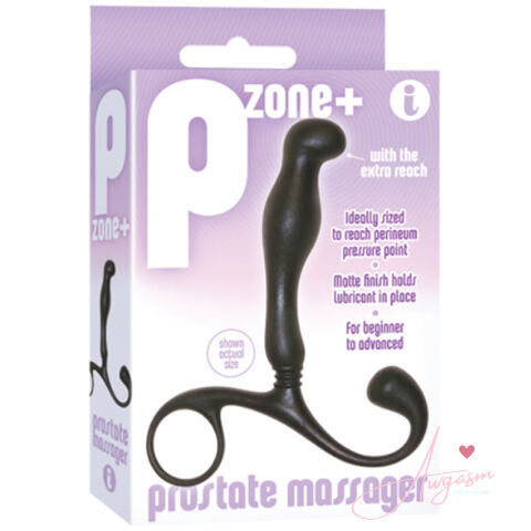 The 9's P Zone+ Prostate Massager-Black