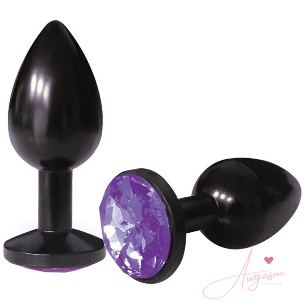 The 9's The Silver Starter Bejeweled Anodized Plug-Violet - Image 2