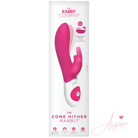 The Come Hither Rabbit Rechargeable-Hot Pink 7.75