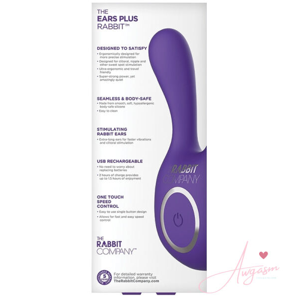 The Ears Plus Rabbit-Purple - Image 3