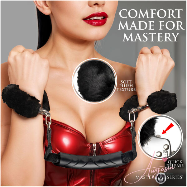 The Handler Furry Handcuffs with Handle - Image 4