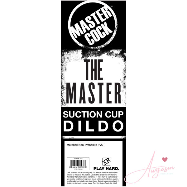 The Master Suction Cup Dildo - Black - Image 7