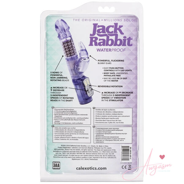 The Original Waterproof Jack Rabbit 5 Rows-Purple 4.75 - Image 4
