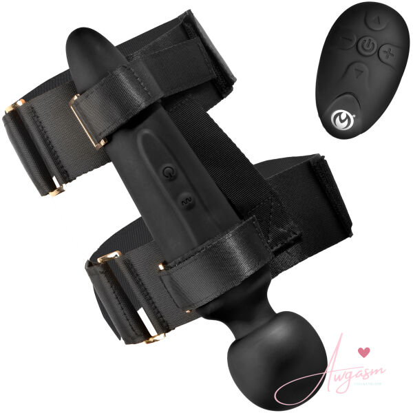 Thunderstick Thigh Strap Vibrating Wand with Harness - Image 6