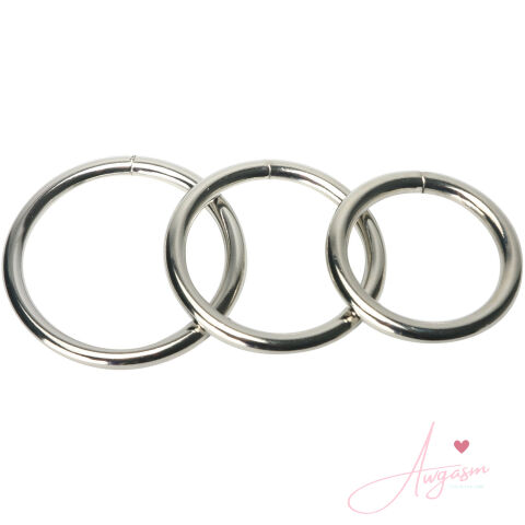 Trine Steel Ring Collection