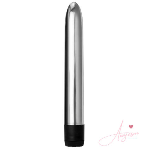Trinity 7-Inch Slim Silver Vibrator