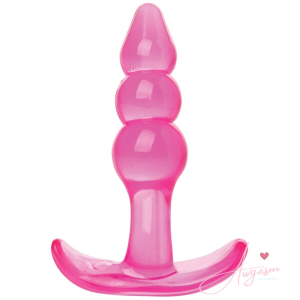 Trinity Vibes Bubbles Bumpy Starter Anal Plug-Pink - Image 2