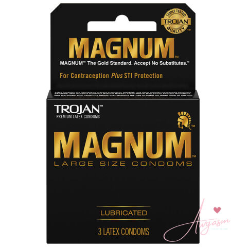Trojan Magnum Condoms (3 Pack)