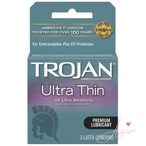 Trojan Ultra Thin Condoms (3 Pack)
