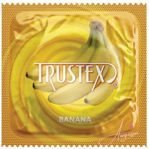 Trustex Flavored Condom-Banana (Bulk)