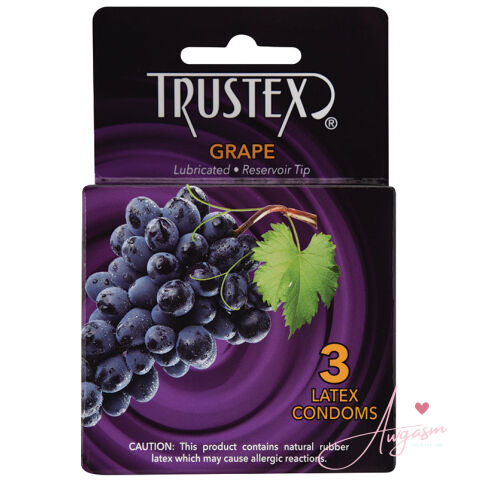 Trustex Flavored Condom-Grape (3 Pack)