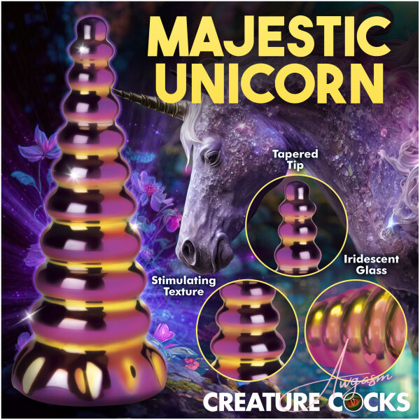 Twilight Rainbow Glass Dildo - Image 6