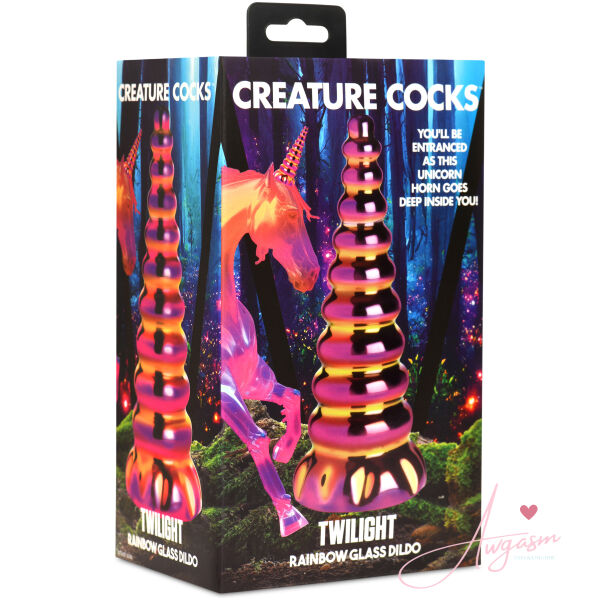 Twilight Rainbow Glass Dildo - Image 8