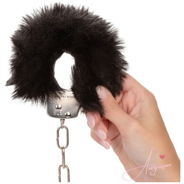 Ultra Fluffy Furry Cuffs-Black - Image 3