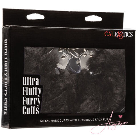 Ultra Fluffy Furry Cuffs-Black