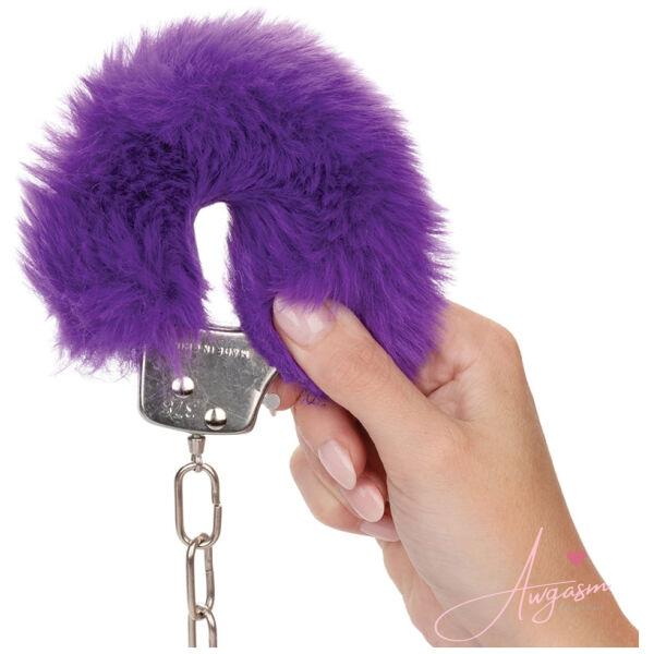 Ultra Fluffy Furry Cuffs-Purple - Image 3