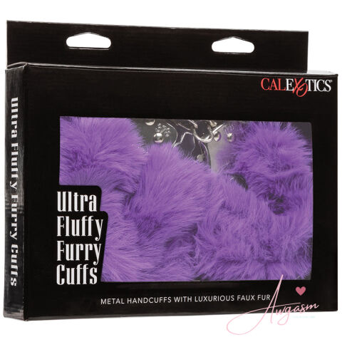 Ultra Fluffy Furry Cuffs-Purple
