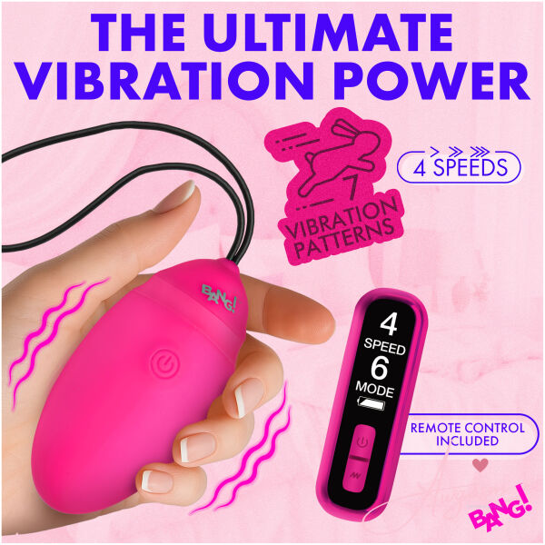 Vibrating Silicone Egg with Digital Remote - Image 2