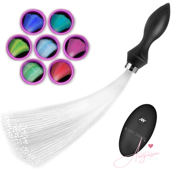 Vibrating Silicone Optical Fiber Butt Plug - Image 5