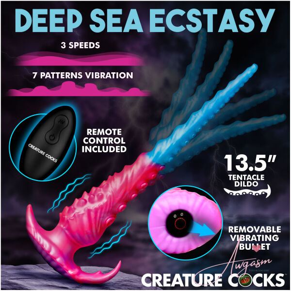 Vibropus Vibrating Silicone Dildo - Image 2