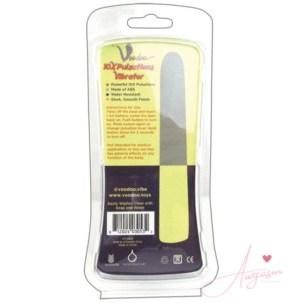 Voodoo 10X Pulsations Vibrator-Silver 5 - Image 3