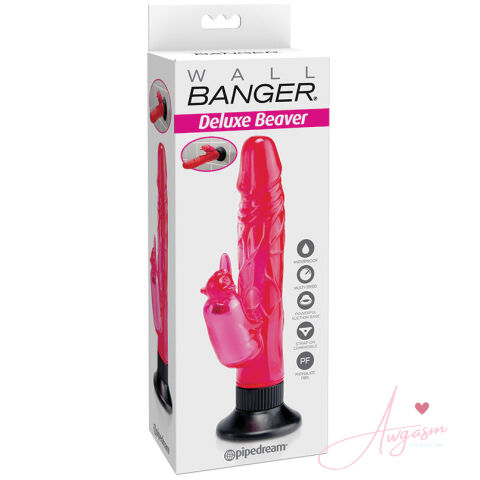 Waterproof Wallbangers Deluxe Beaver-Pink 5.2