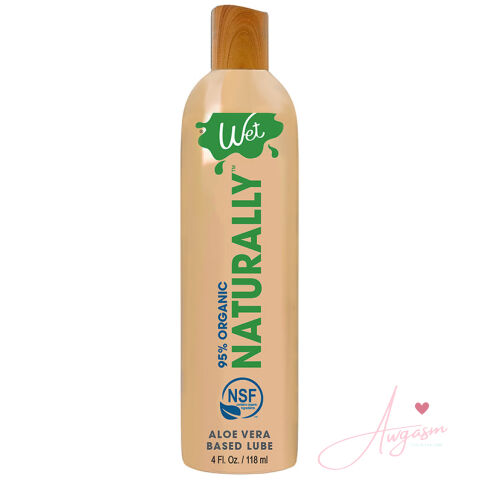 Wet 95% Organic Naturally Aloe Based Lubricant 4oz