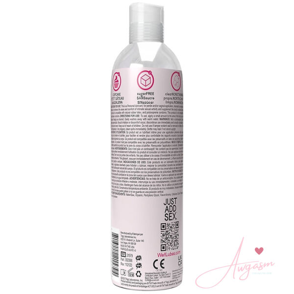 Wet Delicious Oral Play Cupcake Waterbased Flavored Lubricant 4oz - Image 2
