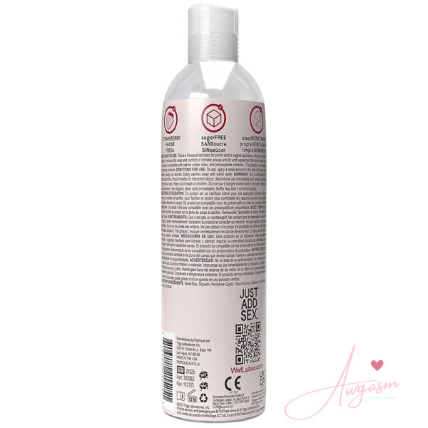 Wet Delicious Oral Play Strawberry Waterbased Flavored Lubricant 4oz - Image 2
