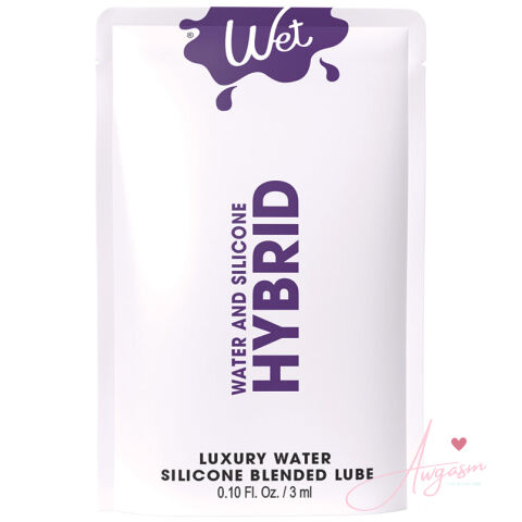 Wet Hybrid Luxury Water / Silicone Blend Based Lubricant 0.1oz
