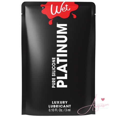 Wet Platinum Luxury Silicone Based Lubricant 0.1oz