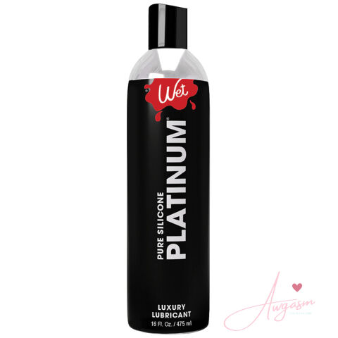 Wet Platinum Luxury Silicone Based Lubricant 16oz
