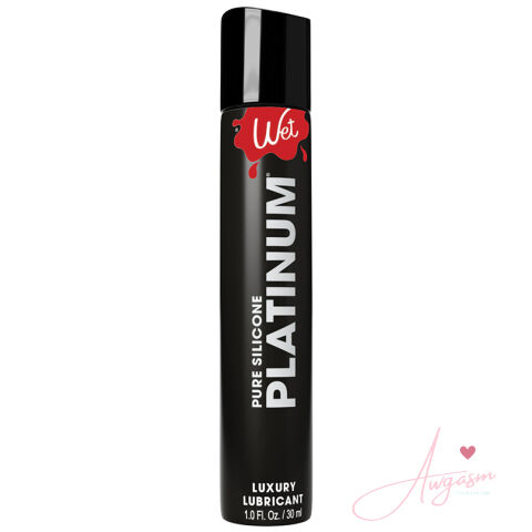 Wet Platinum Luxury Silicone Based Lubricant 1oz