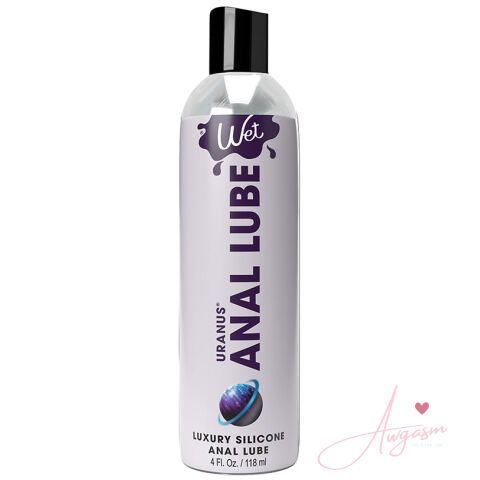 Wet Uranus Anal Lube Premium Silicone Based Lubricant 4oz