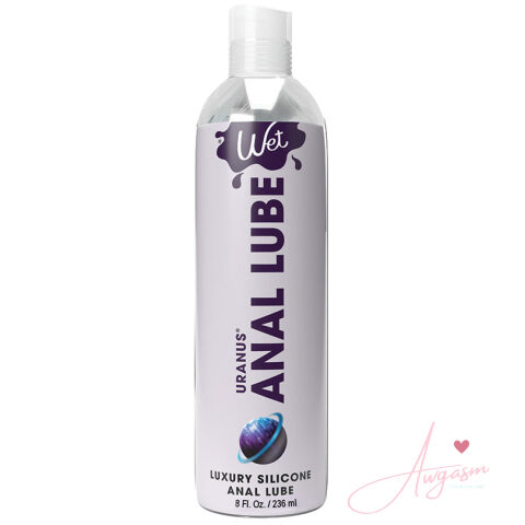 Wet Uranus Anal Lube Premium Silicone Based Lubricant 8oz