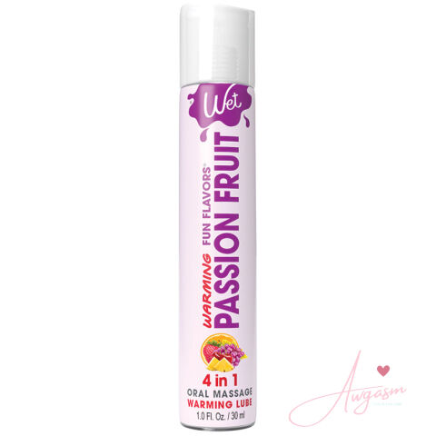 Wet Warming Fun Flavors Passion Punch 4-In-1 Lubricant 1oz