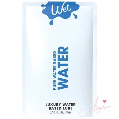 Wet Water Luxury Waterbased Lubricant 0.1oz