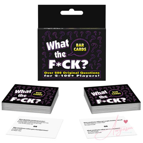 What the F*ck Bar Cards