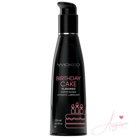 Wicked Aqua Flavored Lube-Birthday Cake 4oz