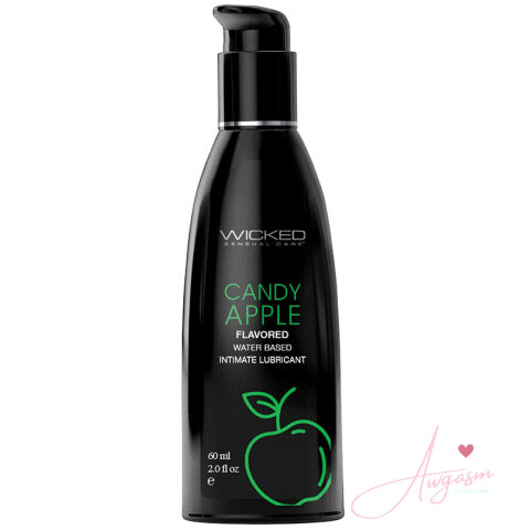 Wicked Aqua Flavored Lube-Candy Apple 2oz
