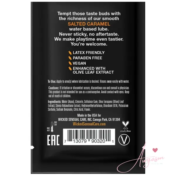 Wicked Aqua Salted Caramel Foil 3ml - Image 2