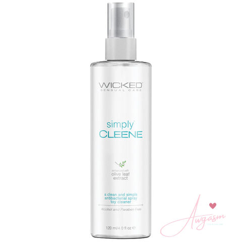Wicked Simply Cleene Alcohol and Paraben Free Toy Cleaner Spray 4oz