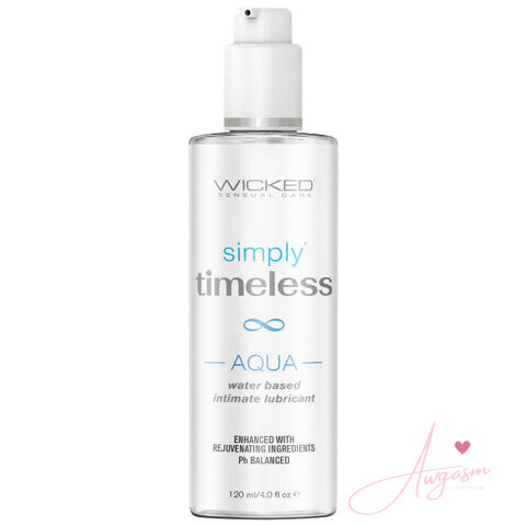 Wicked Simply Timeless Aqua Water-Based Lubricant 4oz