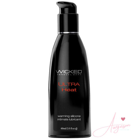 Wicked Ultra Heat Silicone Lube Warming 2oz