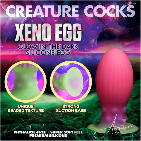Xeno Egg Glow in the Dark Silicone Egg - Large - Image 3