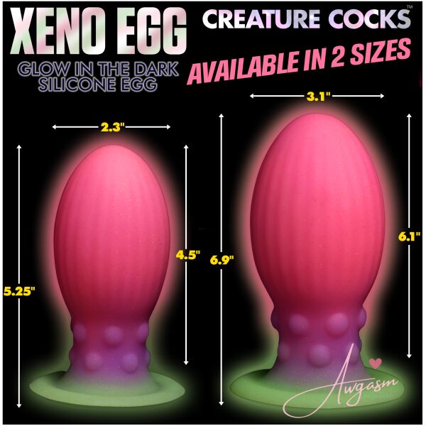 Xeno Egg Glow in the Dark Silicone Egg - Large - Image 4