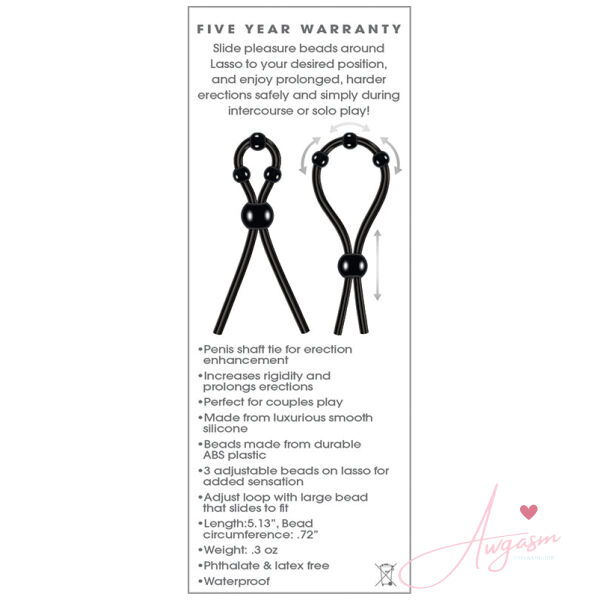 Zero Tolerance Ultimate Silicone Lasso-Black - Image 2