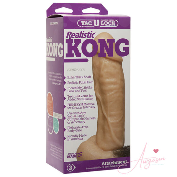 VacULock Kong Realistic Dildo Attachment - Image 3