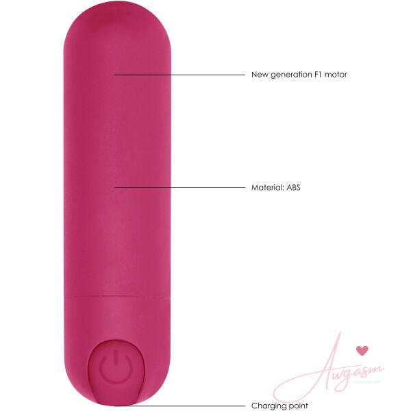 10 speed Rechargeable Bullet Pink - Image 3