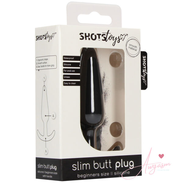 Beginners Size Slim Butt Plug Black - Image 4